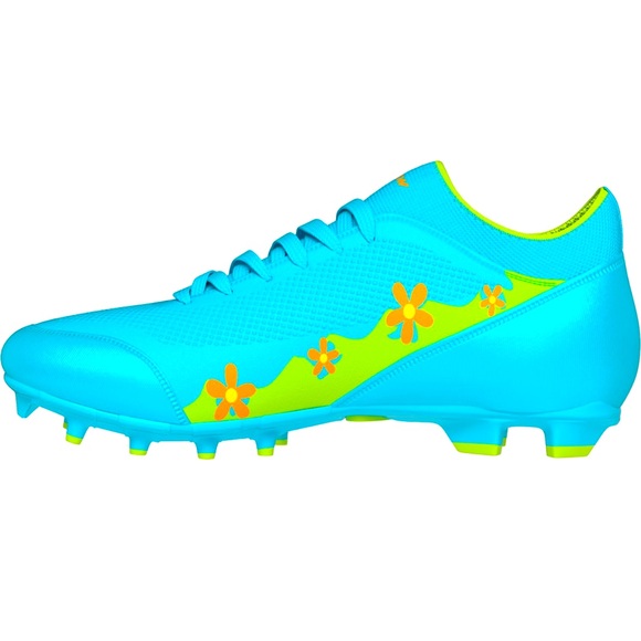 🩵🧡🐕 Phenom Elite Velocity 3.0 Scooby-Doo Unmasked Football Cleats 🩵🐕🧡 - Picture 2 of 2